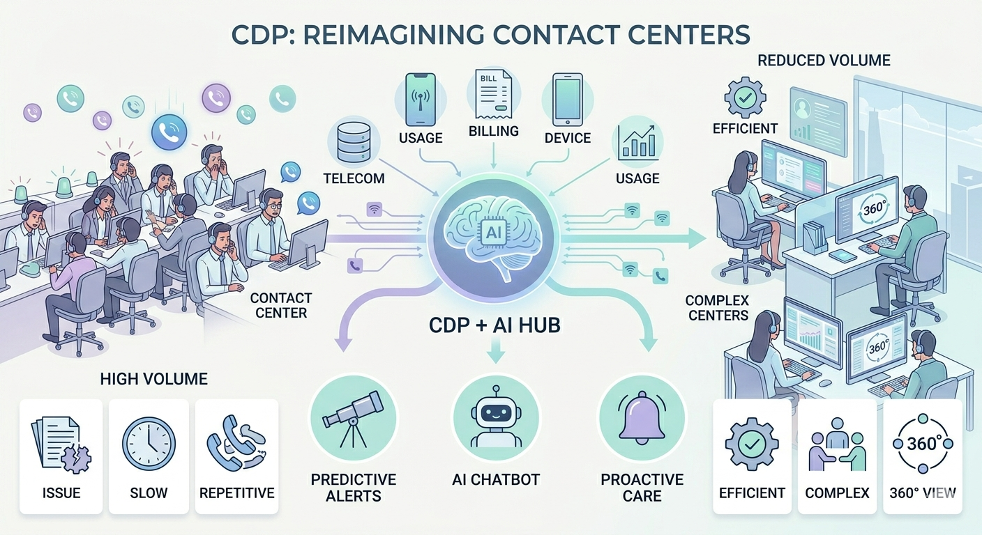 CDP Reimagining contact centers